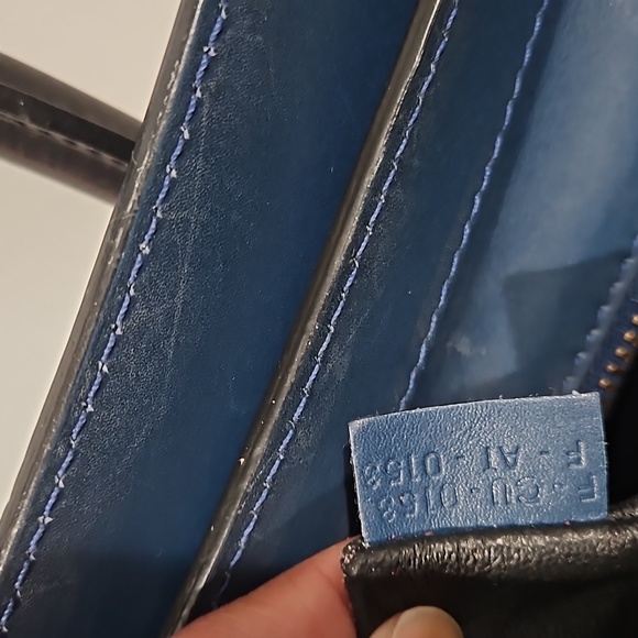 Blue and black Céline medium tote - Picture 10 of 12